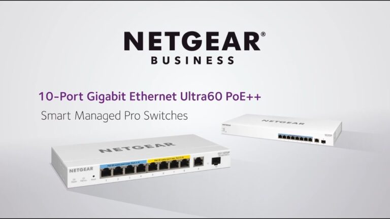 gigabit ethernet poe netgear