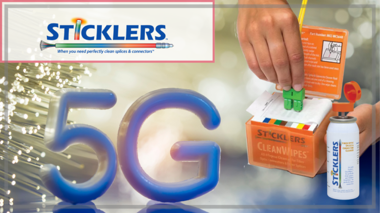 pulizia professionale fibra ottica sticklers